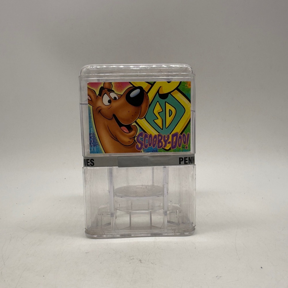 Scooby Doo Coin Sorter Bank Vintage Warner Bros Cartoon Network Clear Acrylic